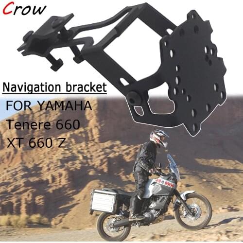 Stand Holder Phone Mobile Phone GPS Plate Bracket Phone Holder USB For Yamaha Tenere 660 TENERE 660 XT660Z XT 660 Z 2010