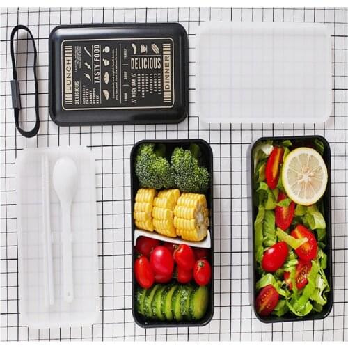 Portable lunch box bento box can heat the microwave oven