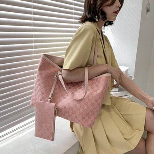 Bags for women 2021 new fashion embroidery large capacity portable tote bag texture shopping canvas shoulder handbag