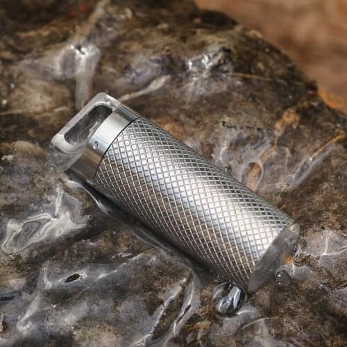 Tiartisan Household Titanium Storage Container Waterproof mini size Pill Box Case home storage Sealed Can EDC Bottle