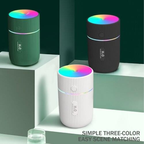 220ml Aromatherapy Air Humidifier Universal Car Essential Oil Diffuser USB Cool Mist Maker Purifier LED Home Office Diffuser