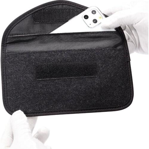 Signal Blocker Bag for Mobile Phone Signal Blocking Bag for Car Key Card Shielding Case for Cell Phone Anti-radiation