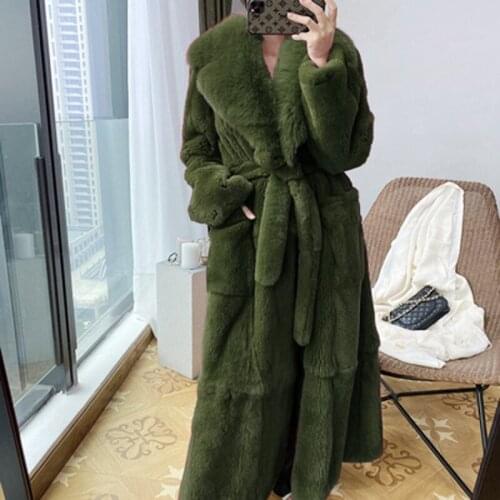Women Winter Jacket Faux Fur Coat 2020 Loose Thick Warm Oversize Fluffy Jacket Female Long Overcoat 5XL Kamizelka Futrzana Z838