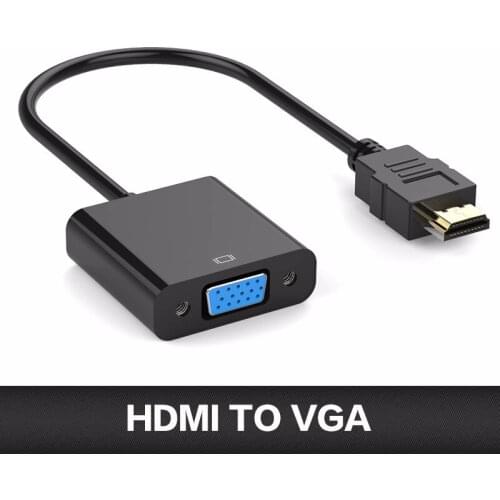 10pcs HDMI Transfer VGA Audio Power 1080P HD Adapter