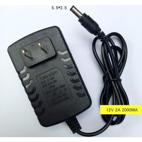 12V 2A power adapter Mobile DVD Massage pillow monitor camera switch