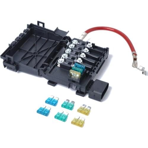 Adeeing Fuse Box Battery Terminal 1J0937550A for 1999-2004 VW Jetta Golf Mk4 Beetle Five-way car battery fuse box 32V r30