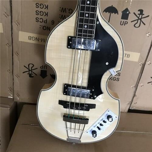 Grote high quality flamed maple electric bass guitar, electric guitar