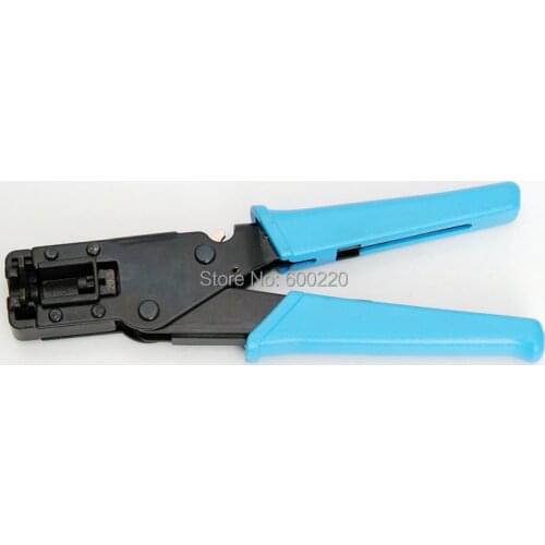 Ratchet Compression Crimping tool, LS-596A compression crimper for coaxial cable RG6 (5C), RG59 (4C) F connectors