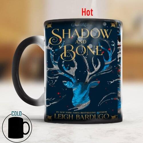 Shadow and Bone Coffee Mug 11oz Magic Ceramic Creative Color Changing Milk Cup Mug Friends Birthday Gift