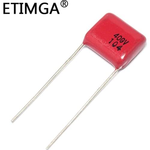 10PCS/LOT CBB Capacitor 400V 104K 100NF 0.1uf 400V/104 10mm Polypropylene Film Capacitor