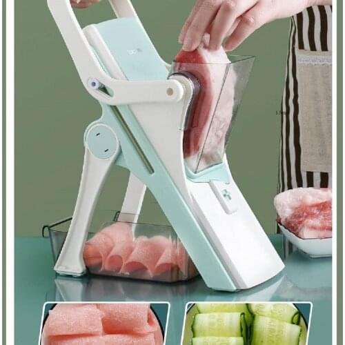 Five-In-One Multifunctional Vegetable Cutter Lemon Slicer Kitchen Chopper Grater Meat Slicer