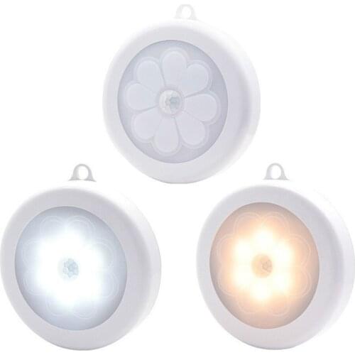 Wireless Motion Sensor Lamp PIR LED Night Light Hook Bedroom Decor Lights Infrared Kitchen Cabinet Wardrobe Wall Decorative Lamp