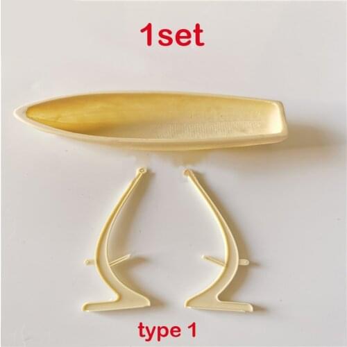 1set Length 150mm Width 20mm Lifeboat Model Resin Life Boat with Supporter Bracket Molds for RC Assembled Ship Accessaries