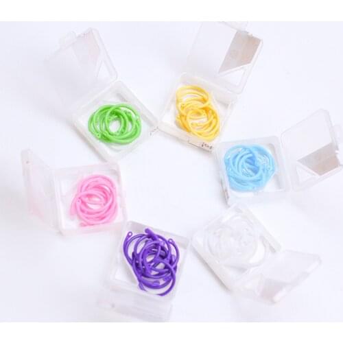 No smell Non-toxic Durable and Undeforming Creative Plastic Multifunction Circle DIY Album Loose Leaf Book Binder Hoop Ring