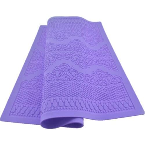New Cake Silicone Mat Fondant Lace Mold Decorating Tools Cakes Molds Chocolate Mold Bakeware D929