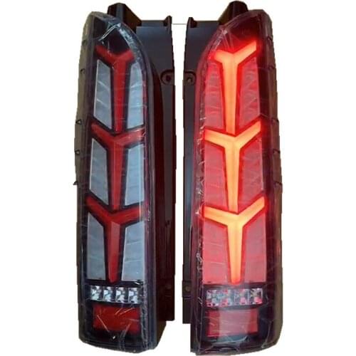 New HIACE bus lights parts 2005-2018 hiace running LED Taillight assembly 2pc sell for hiace tail lamp