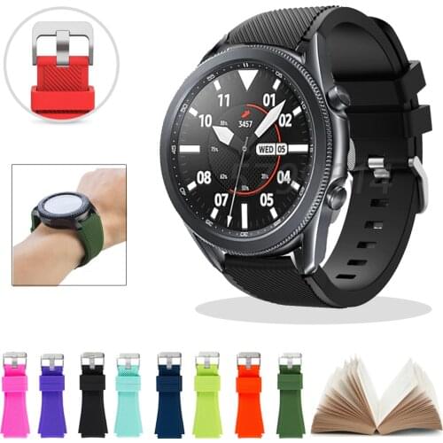 Strap For Samsung Galaxy Watch 3 41 45mm Colorful Sport Silicone Band Galaxy Watch 3 Smart watch Wristband Bracelet Watchband