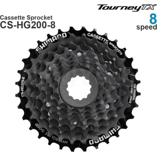 SHIMANO TOURNEY TX - 8-Speed - HYPERGLIDE - MTB Cassette Sprocket CS-HG200-8 12-32T Original parts