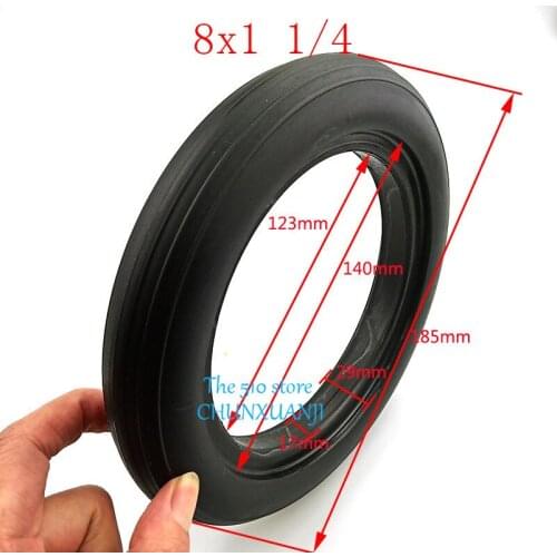 8x1 1/4 (200x45) Electric scooter solid tyre 8*1 1/4 200*45 non inflation solid tyre 8 inch tyre
