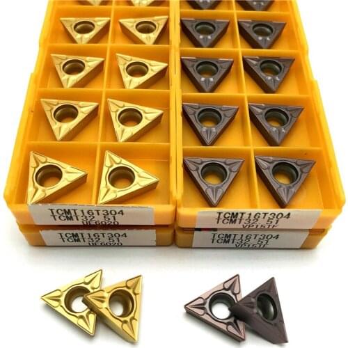 TCMT16T304 VP15TF TCMT16T304 UE6020 High Quality Carbide Inserts External Turning Tools Metal TCMT 16T304 Turning Tools
