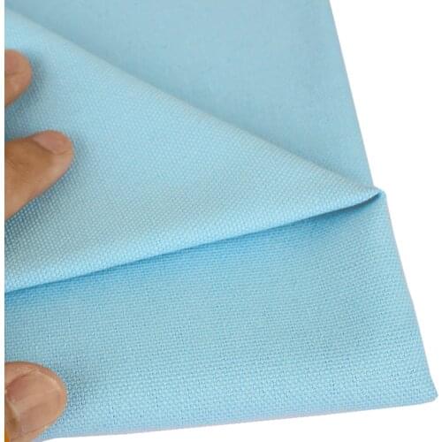 50x150cm light blue cotton canvas cloth bag DIY tablecloth curtain cloth sand release cushion thickening wear resistant