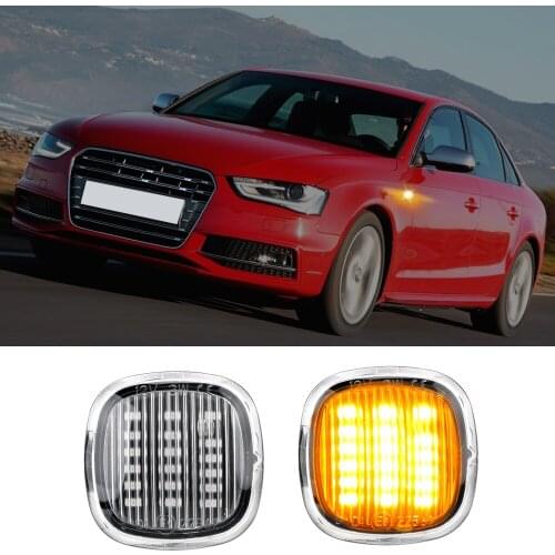 Turn Indicators Blinker Light Signal Lamp Car-styling LED Car Side Marker For Audi A3 A8L A4 8D A4 S4 B5 Turn Signal Light