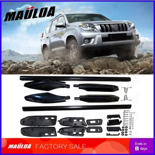 High quality Aluminium Alloy screw install side rail bar roof rack for Prado FJ120 2003 2004 05 06 07 08 2009