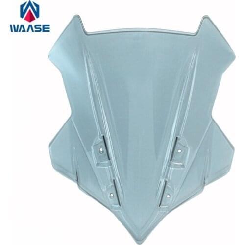 Waase For Yamaha MT-09 Tracer 2018 2019 2020 5mm Thickness Double Bubble Windscreen Windshield Shield Screen