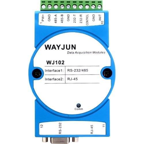 WAYJUN Industrial RS-232 Transfer RS-485 Isolation Signal Conversion Module, WJ101