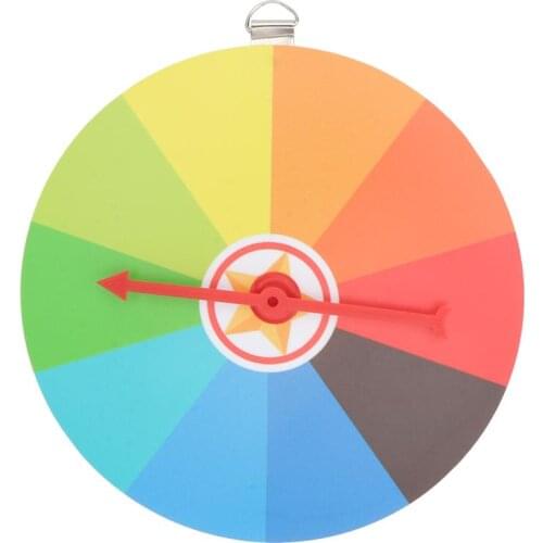 1 Set of Draw Game Wheel Set Teaching Activities Rotary Props Fun Spinning Wheel