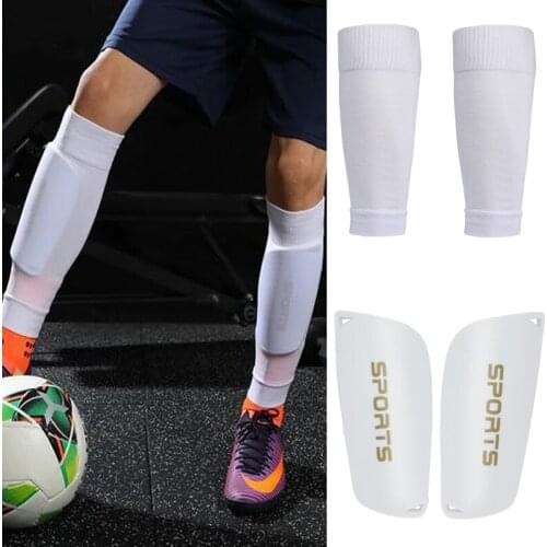 1 Pair Soccer Football Shin Guard Teens Socks Pads Professional Shields Legging Shinguards Sleeves Protective Gear