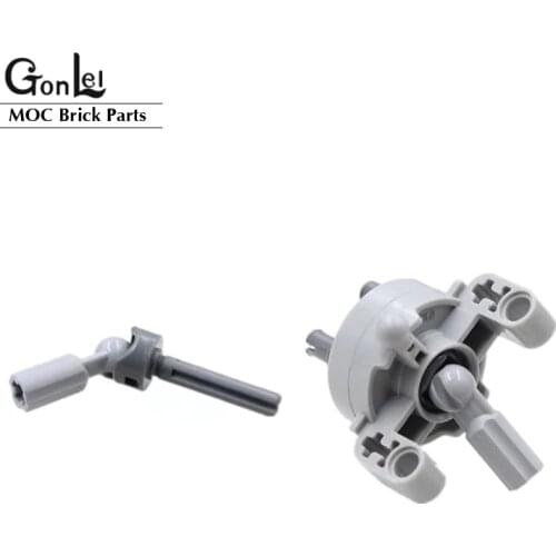 4Sets/lot Technology Steering Wheel Hub with Planetary Gear Reduction MOC Building Blocks Bricks DIY Toys Parts fit for 52371