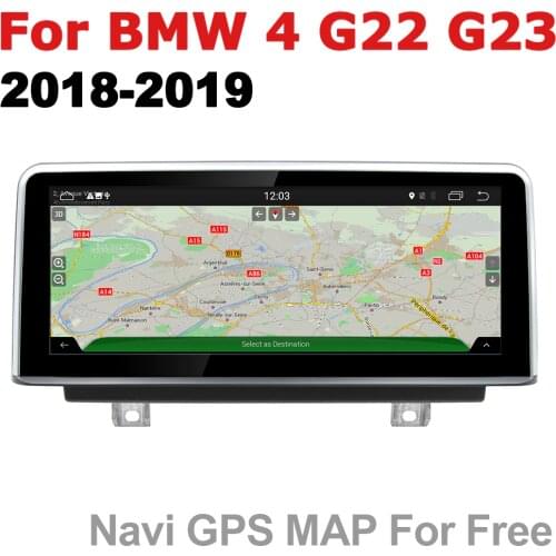 Car Android Radio GPS Multimedia player For BMW 4 Series G22 G23 2018~2019 EVO stereo HD Screen Navigation Navi Media