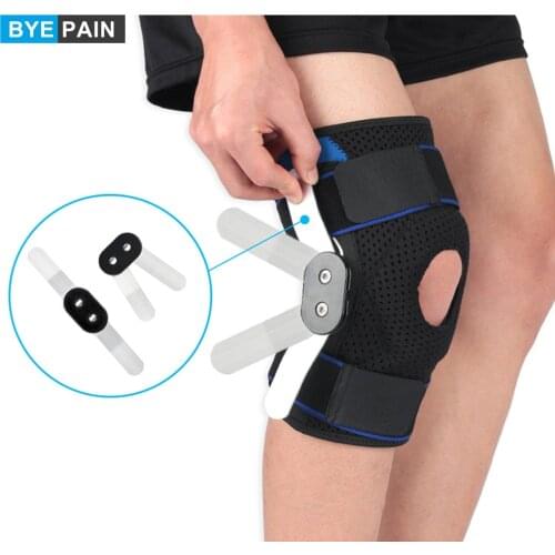 Knee Brace Sleeve Support with Side Stabilizers & EVA Pads, for Knee Pain Running,Meniscus Tear, ACL,Arthritis,Joint Pain Relief