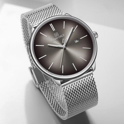 NAVIFORCE Top Fashion Mens Watches Brand Luxury Waterproof Watches Ultra Thin Date Simple Casual Quartz Watch Men Sports Clock