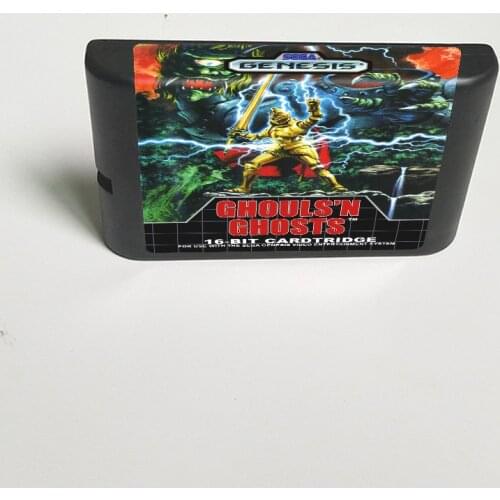 Ghouls n' Ghosts - 16 Bit MD Game Card for Sega Megadrive Genesis Video Game Console Cartridge