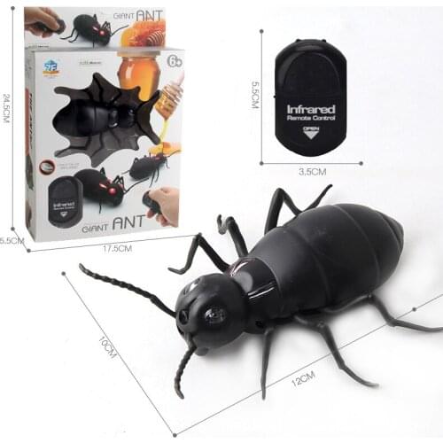 Infrared RC Remote Control Animal Toy Smart Ant Insect Scary Trick Halloween Toy Christmas kids Gift