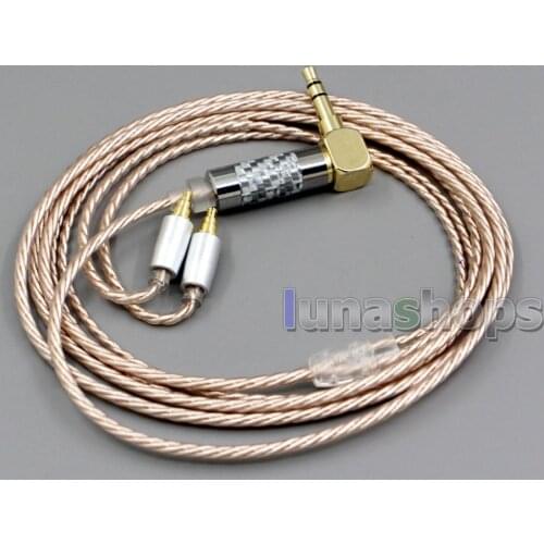 LN006376 Hi-Res Silver Plated XLR 3.5mm 2.5mm 4.4mm Earphone Cable For Sennheiser IE40 Pro