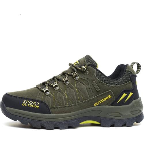 Mens Outdoor Hiking Shoes Waterproof Non-Slip Trekking Sneakers Women Durable Breathable Climbing Unisex Tactical Sneakers Plus