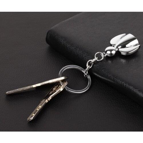 Cute Angel Keychain Pendant Creative Metal Keychain Personality Sunny Doll Pendant Gift