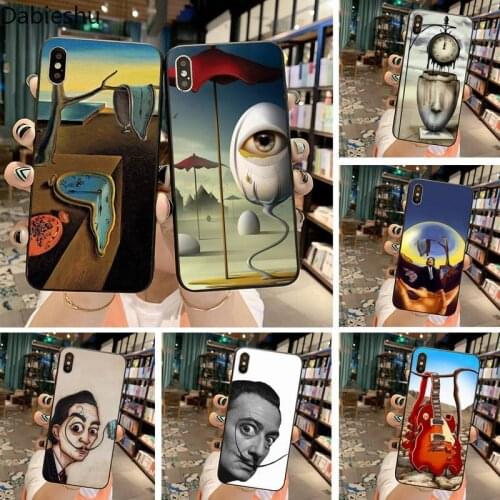 Salvador Dali Art Custom Soft Phone Case for iphone 12 pro max 11 pro XS MAX 8 7 6 6S Plus X 5S SE 2020 XR case