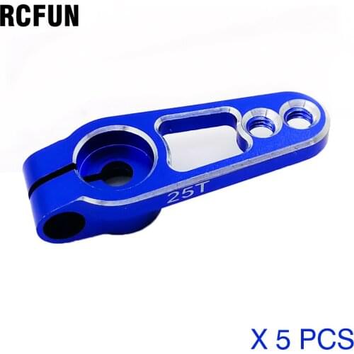 RC Aluminum 25T Servo Horn Arms 25 Teeth Spline M3 Clamp Steering for Futaba Savox Power HD Motors Sakura D4 RC Drift Car Parts