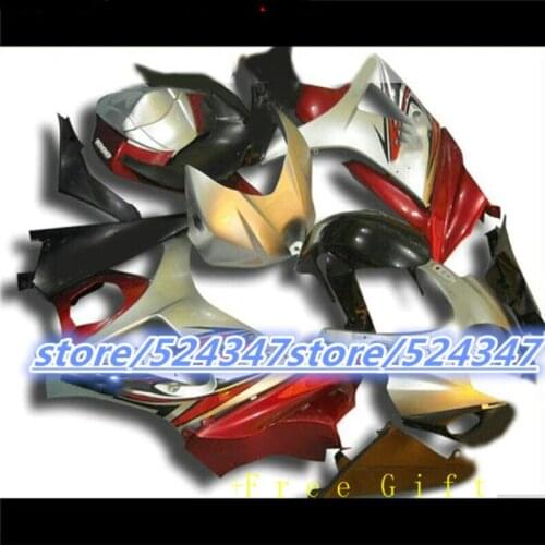 Silver red black Fairing kit for GSXR1000 2007 2008 GSX-R1000 07 08 GSXR1000 K7 07 08 Motorcycle Fairings set