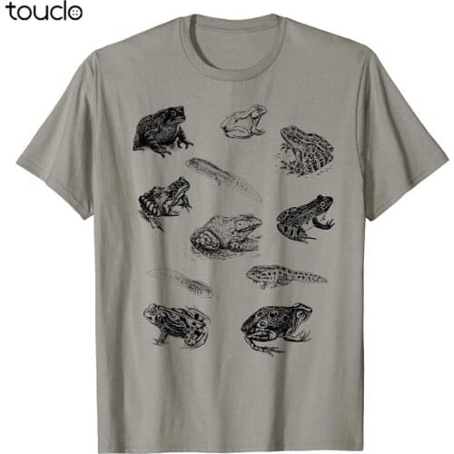 Tadpole Frog Toad Collage T-Shirt for Frog Lovers Hunters