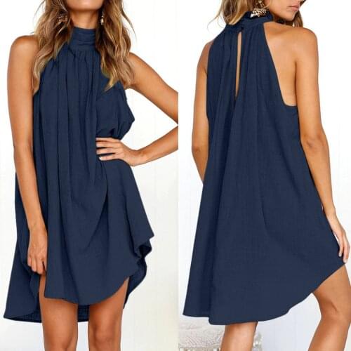 U－SWEAR Solid Summer Dresses
