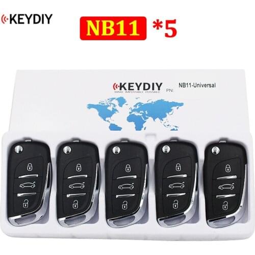 5Pcs/Lot KEYDIY NB11-ATT-46 3B Universal Remote Key for KD900 KD900+ URG200 KD-X2 for Touareg for Renault for Fiat for Bentley