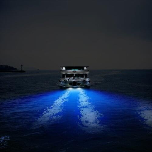 Universal 27 LED Underwater Pontoon Boat Transom Fishing Lights Lamp Bulb Boat Transom Light Cover Waterproof High Intensity