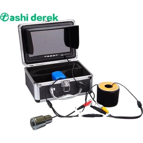 WF13 7inch LCD Screen 1000TVL HD Underwater Fishing Camera with 12 Infrared Lights Portable Fish Finder Case Deeply Waterproof