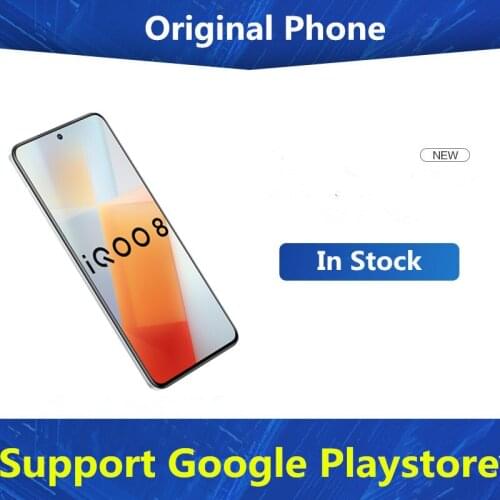 DHL Fast Delivery Vivo Iqoo 8 5G Mobile Phone Snapdragon 888 AMOLED Screen 6.56" 120HZ 120W Charger Origin OS Android 11.0 48MP