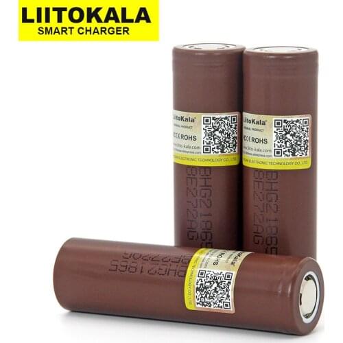 1-20PCS Liitokala New 18650 Battery HG2 3000mAh 3.6V lithium continuous discharge 20A dedicated electronic power battery